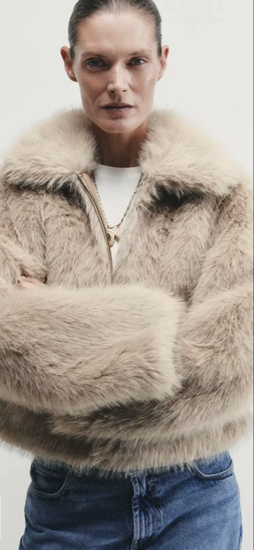 ダブルフェィスフェイクファージャケット