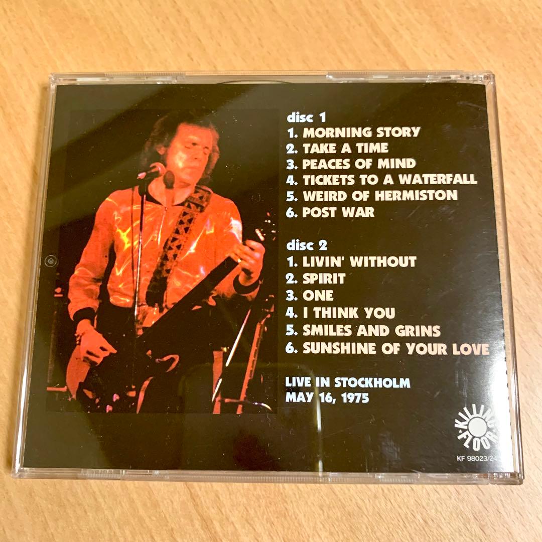 【美品】 ジャック・ブルース＆ミック・テイラー　LIVE 1975 （2枚組）