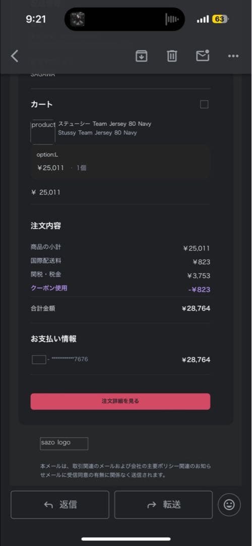 シャツ stussy team jersey 80