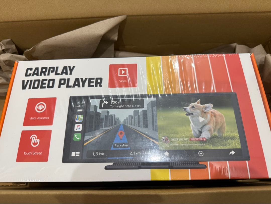 11 インチポータブルディスプレイYouTube Android Auto 対応