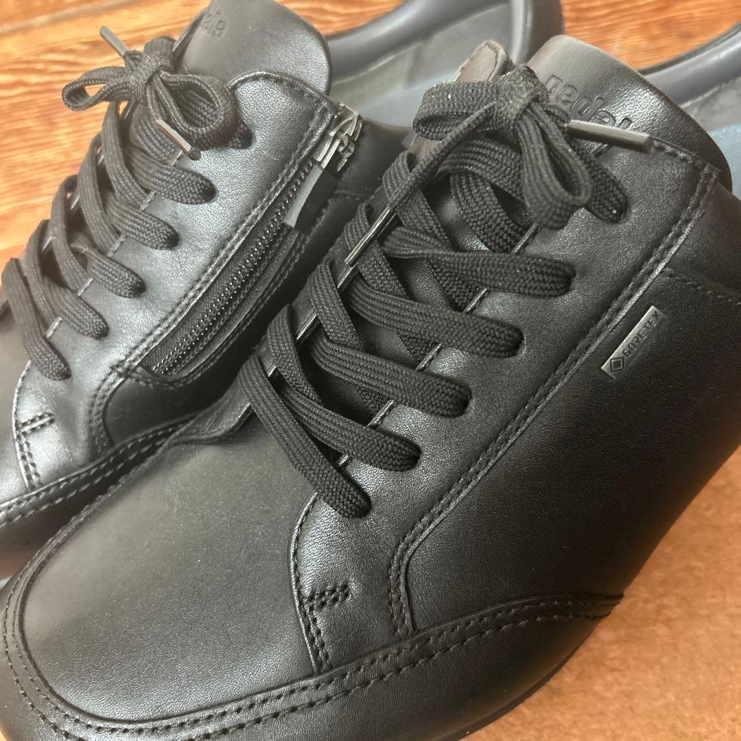 pedala 黒 皮革シューズ