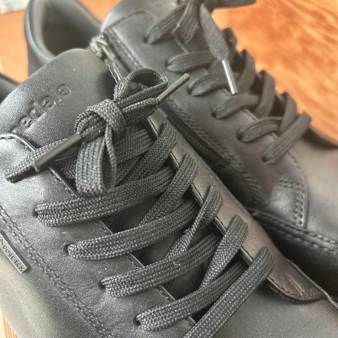 pedala 黒 皮革シューズ