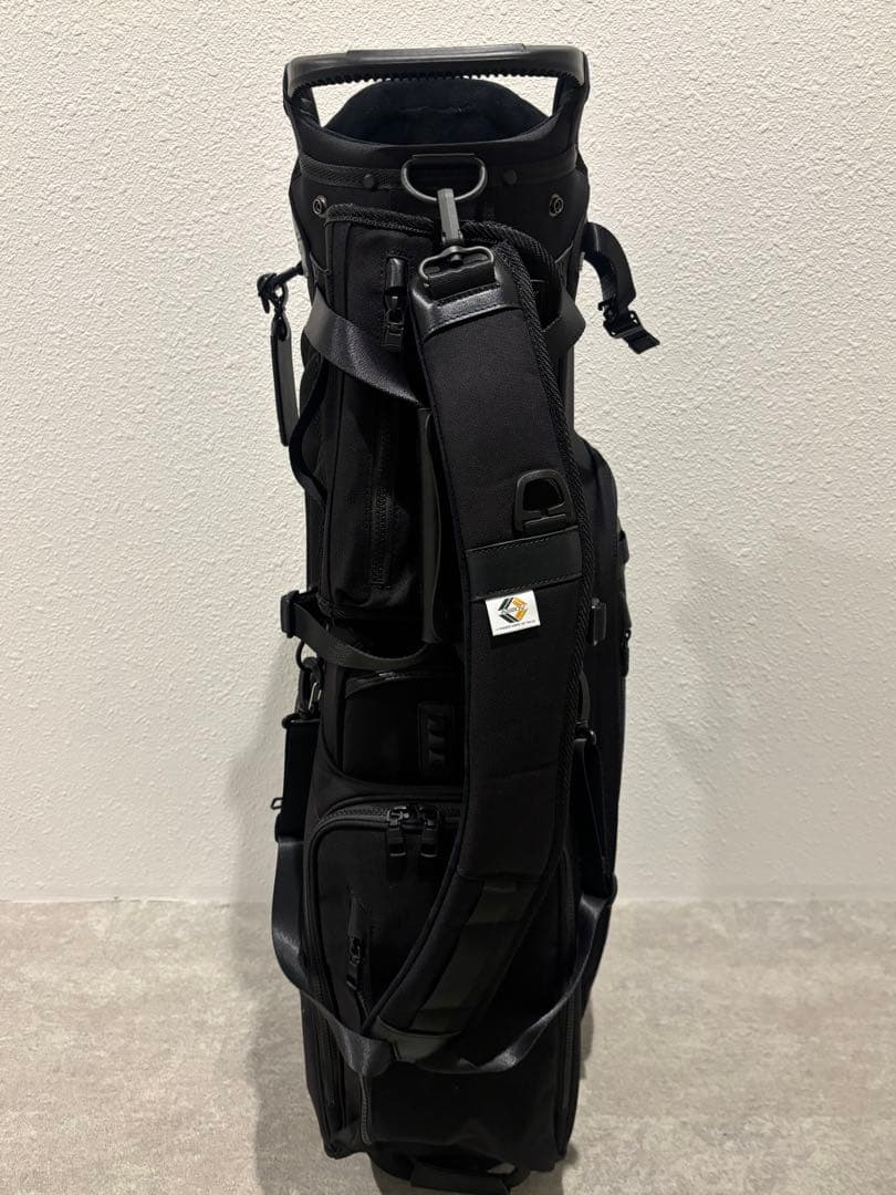【美品】アッソブ キャディバッグ AS2OV GOLF BLACK 黒