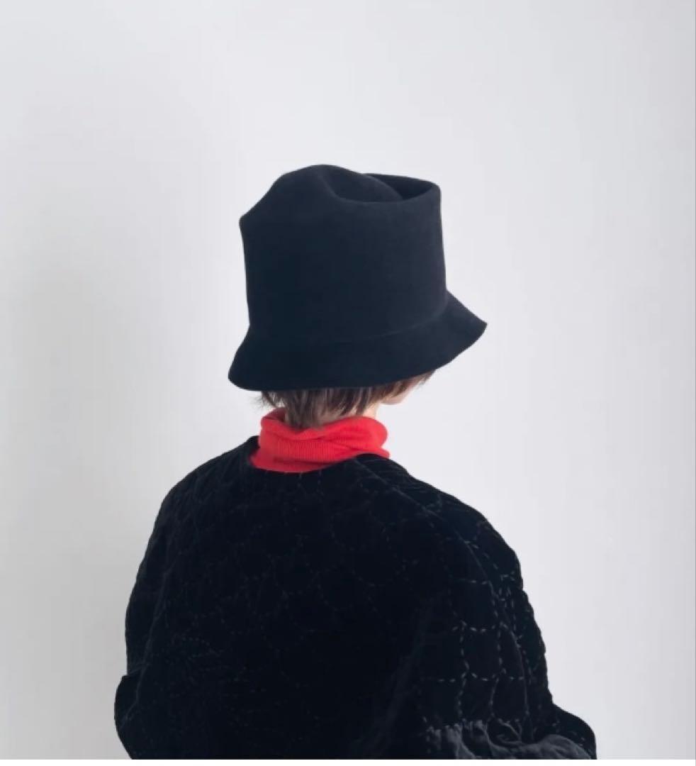 chisaki マウンテンフェルトハット ブラック