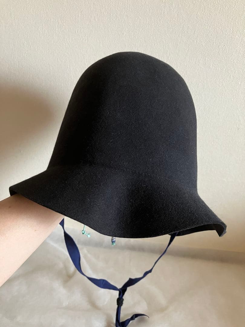 chisaki マウンテンフェルトハット ブラック