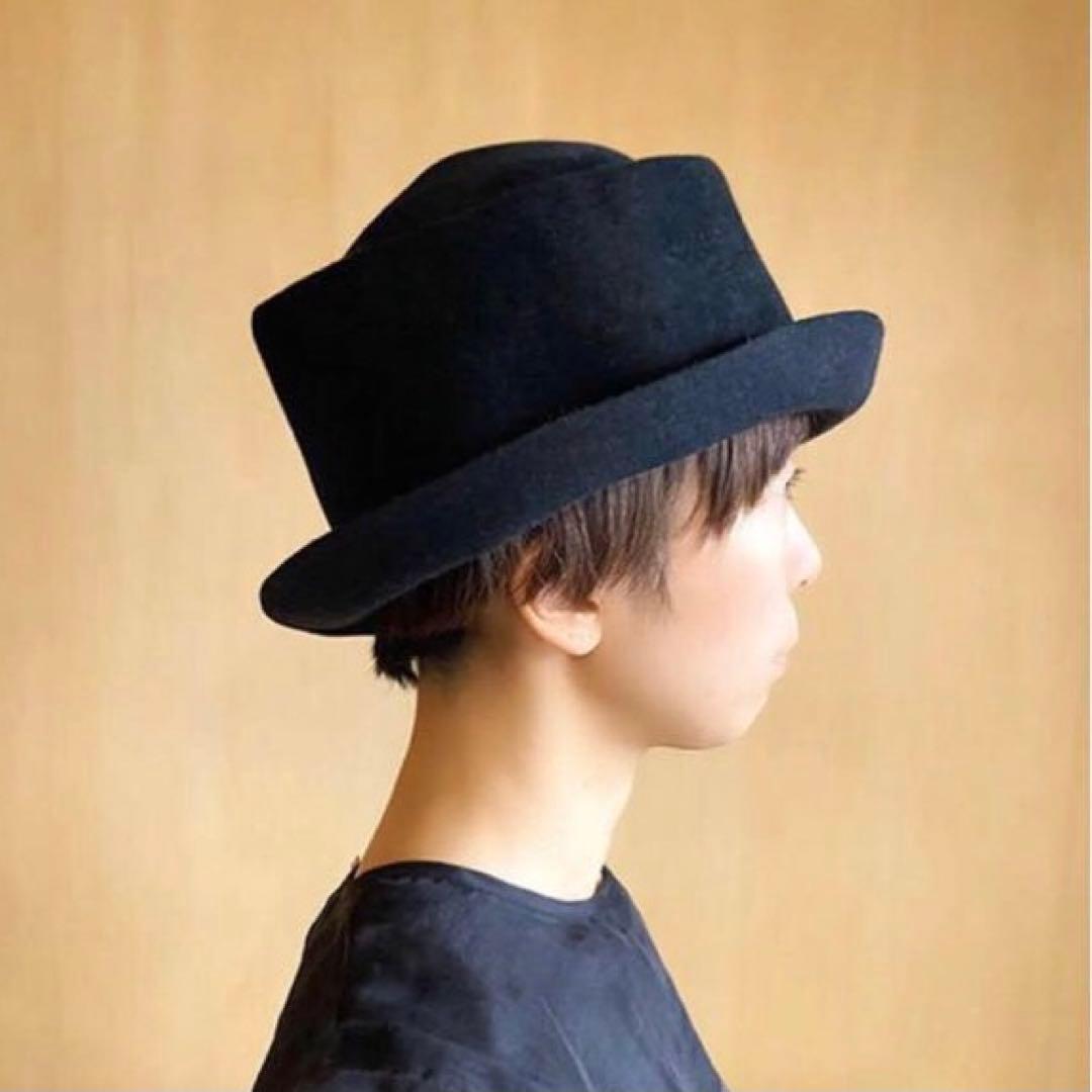 chisaki マウンテンフェルトハット ブラック