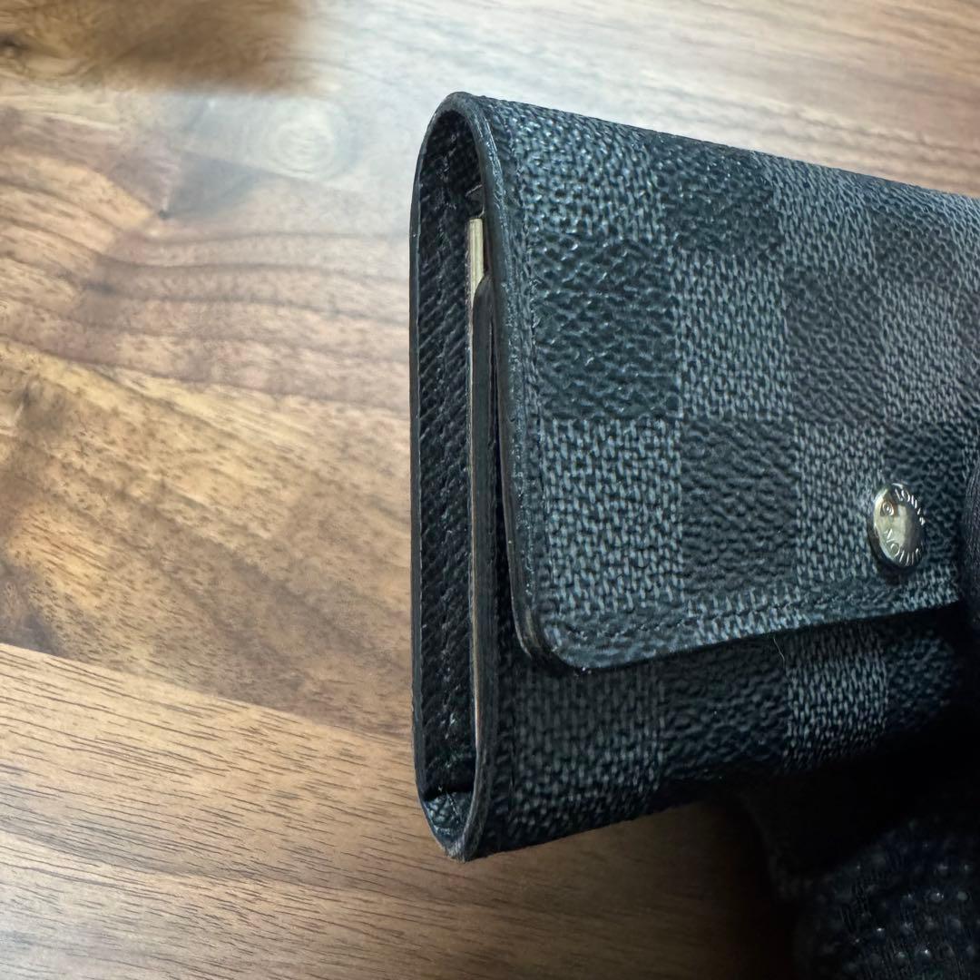 【美品】ヴィトン ダミエ グラフィット ミュルティクレ6 ６連 キーケース