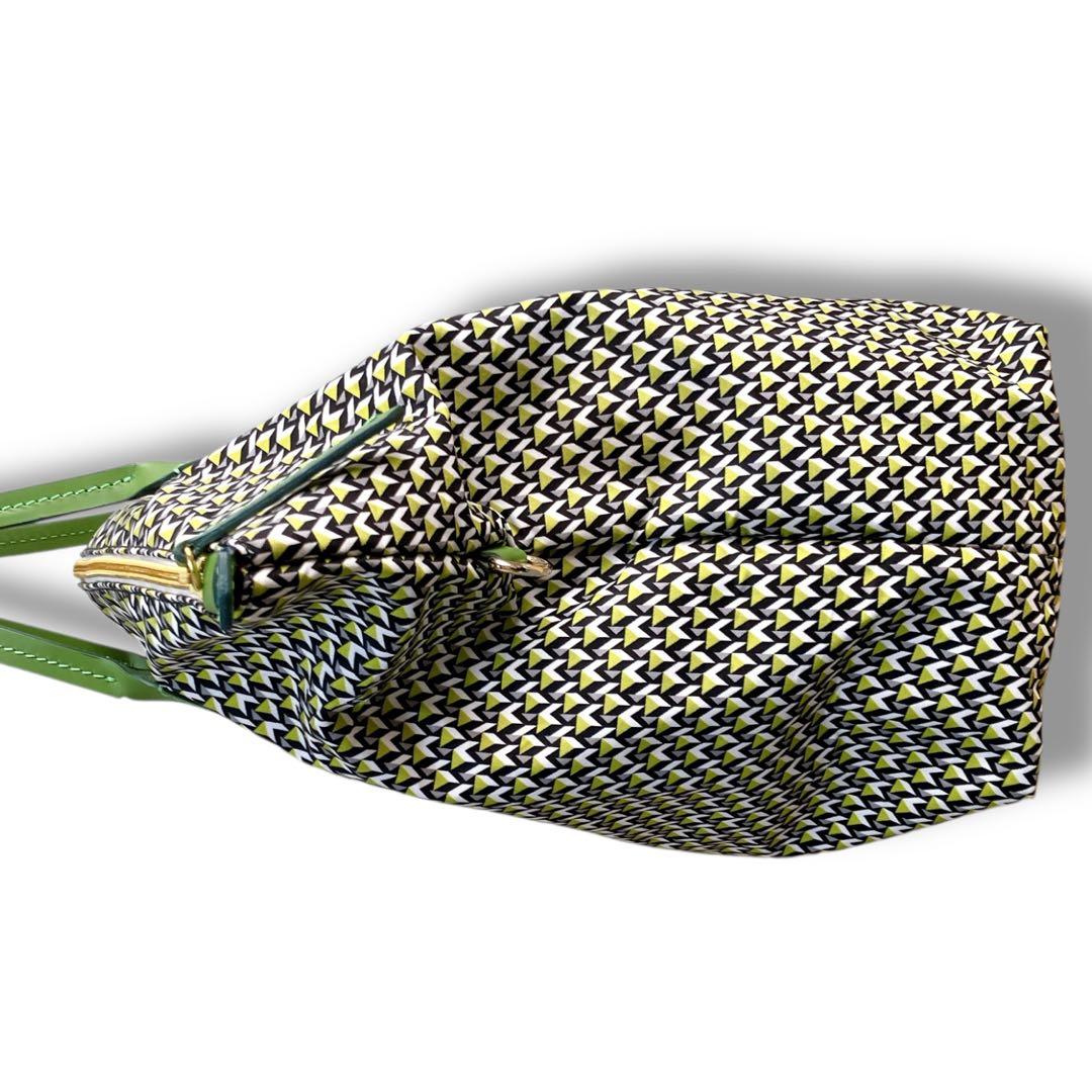 ロベルタピエリ 良品 2way イタリア製 A4収納可 タタミ総柄 トートバッグ