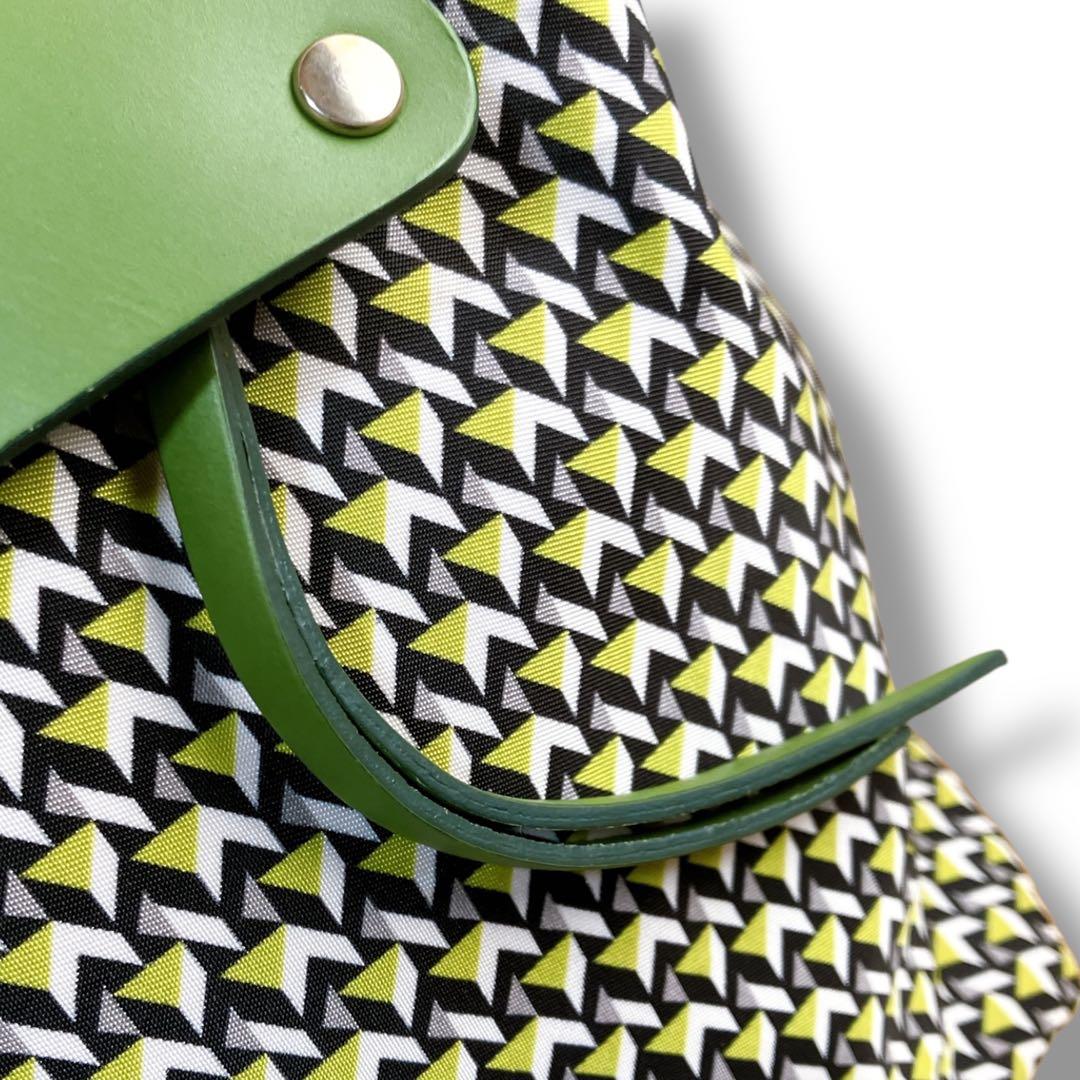 ロベルタピエリ 良品 2way イタリア製 A4収納可 タタミ総柄 トートバッグ