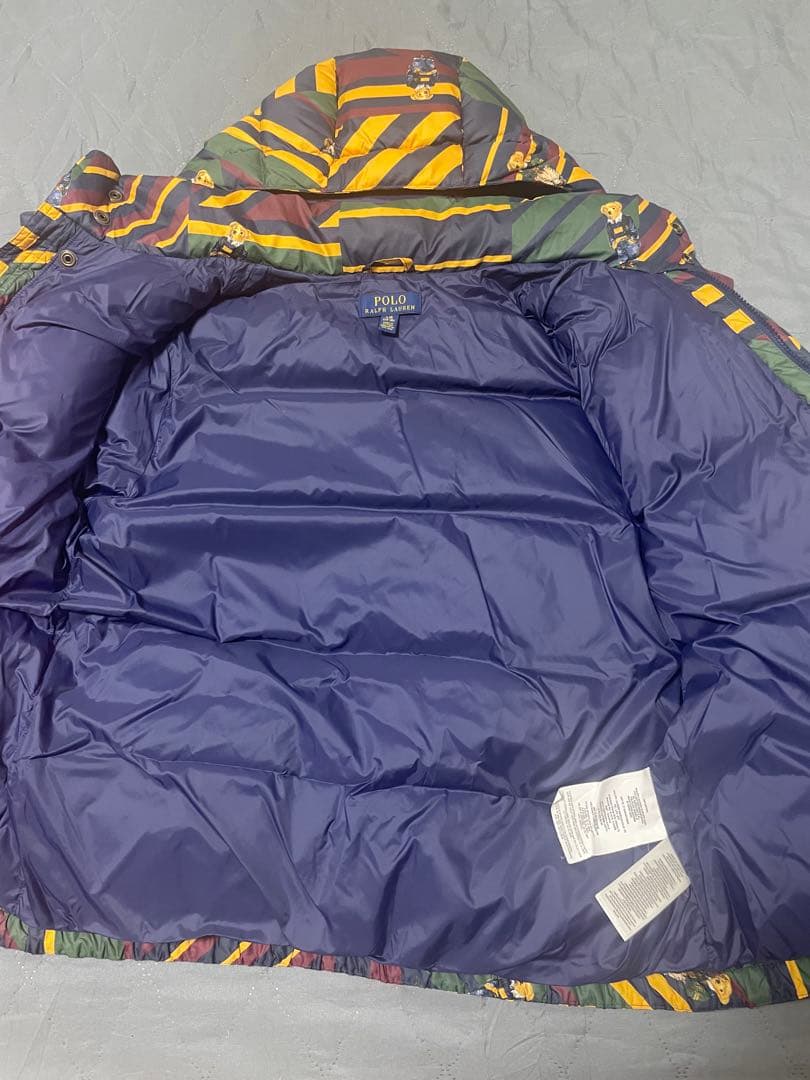 Polo Ralph Lauren ストライプダウン L/G 160㎝ ポロベア