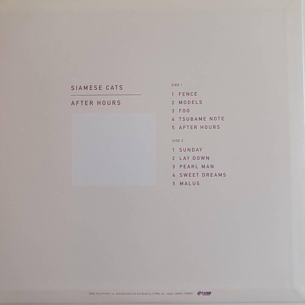 シャムキャッツ「AFTER HOURS」