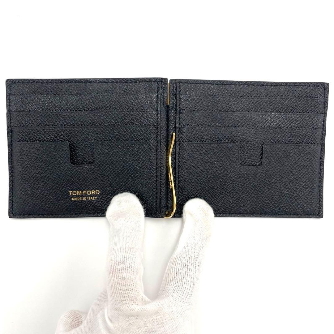 【美品】TOMFORD トムフォード マネークリップ TFロゴ ビルクリップ