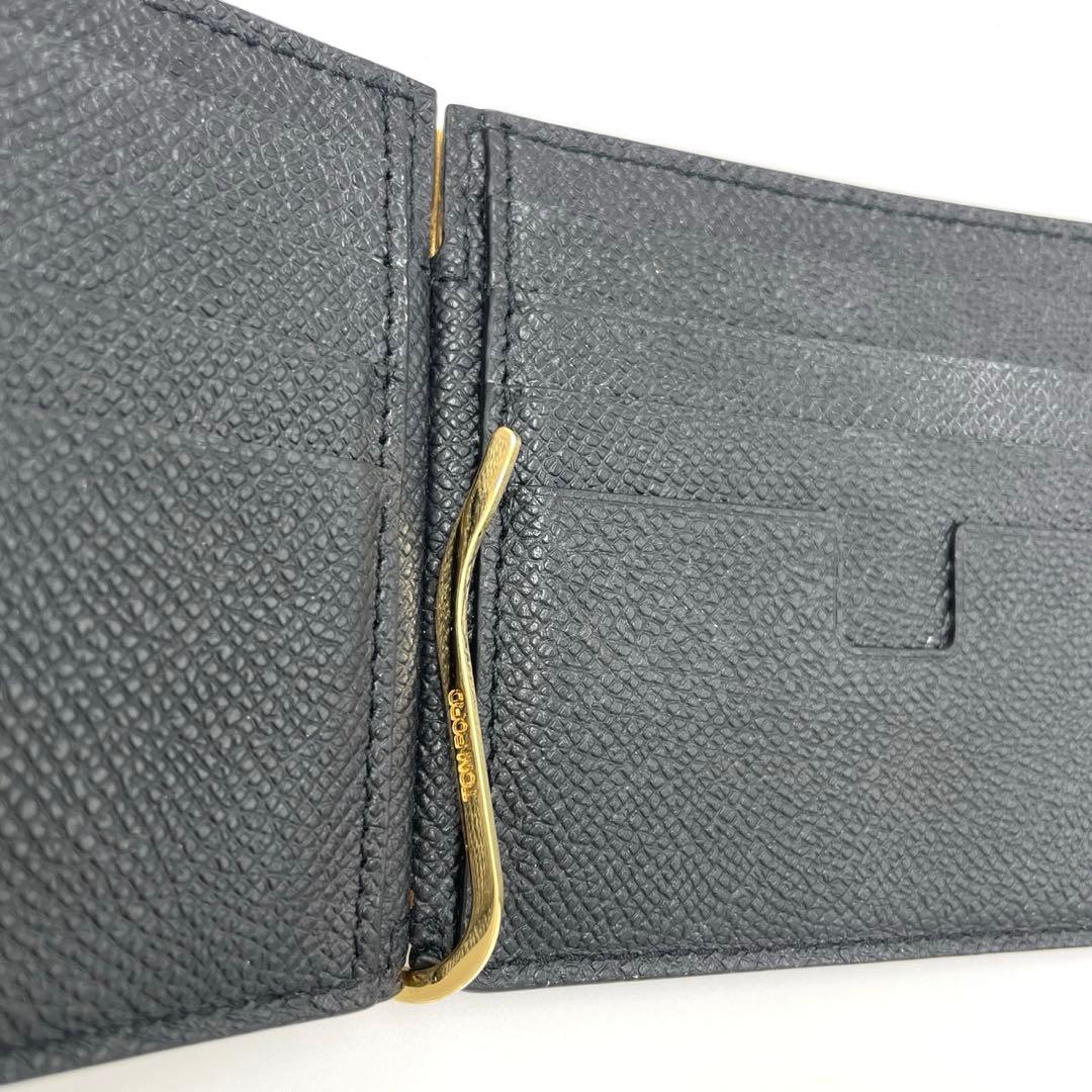 【美品】TOMFORD トムフォード マネークリップ TFロゴ ビルクリップ