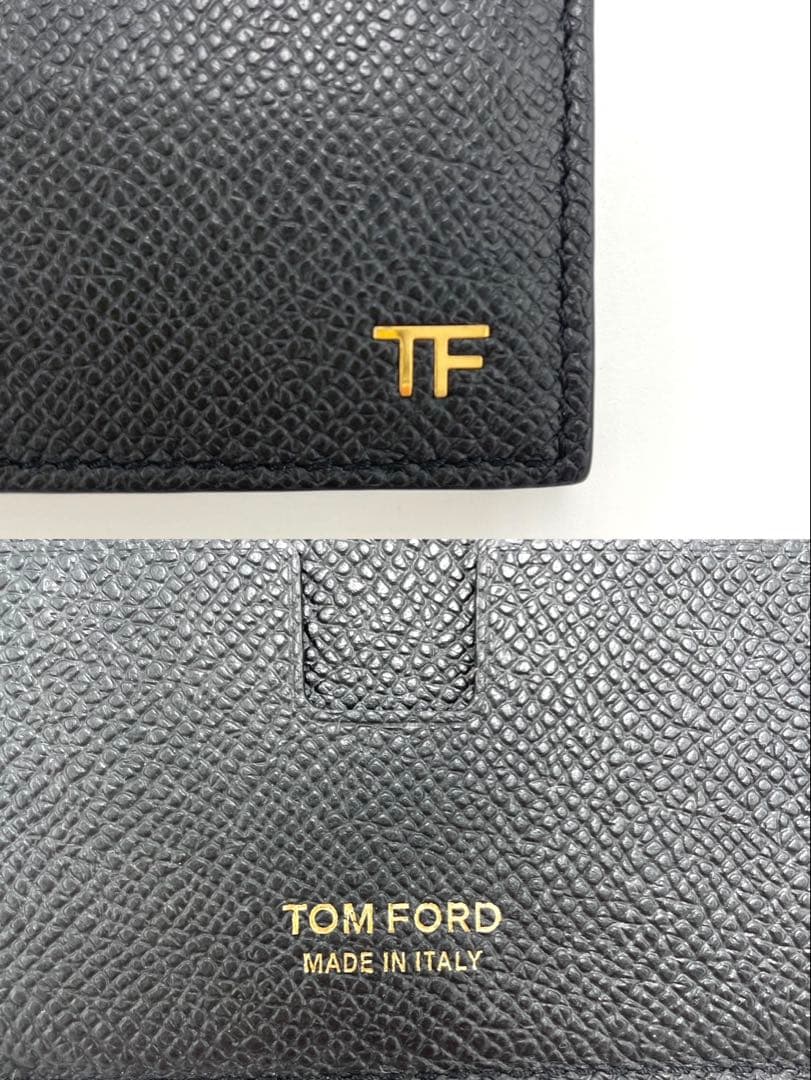 【美品】TOMFORD トムフォード マネークリップ TFロゴ ビルクリップ