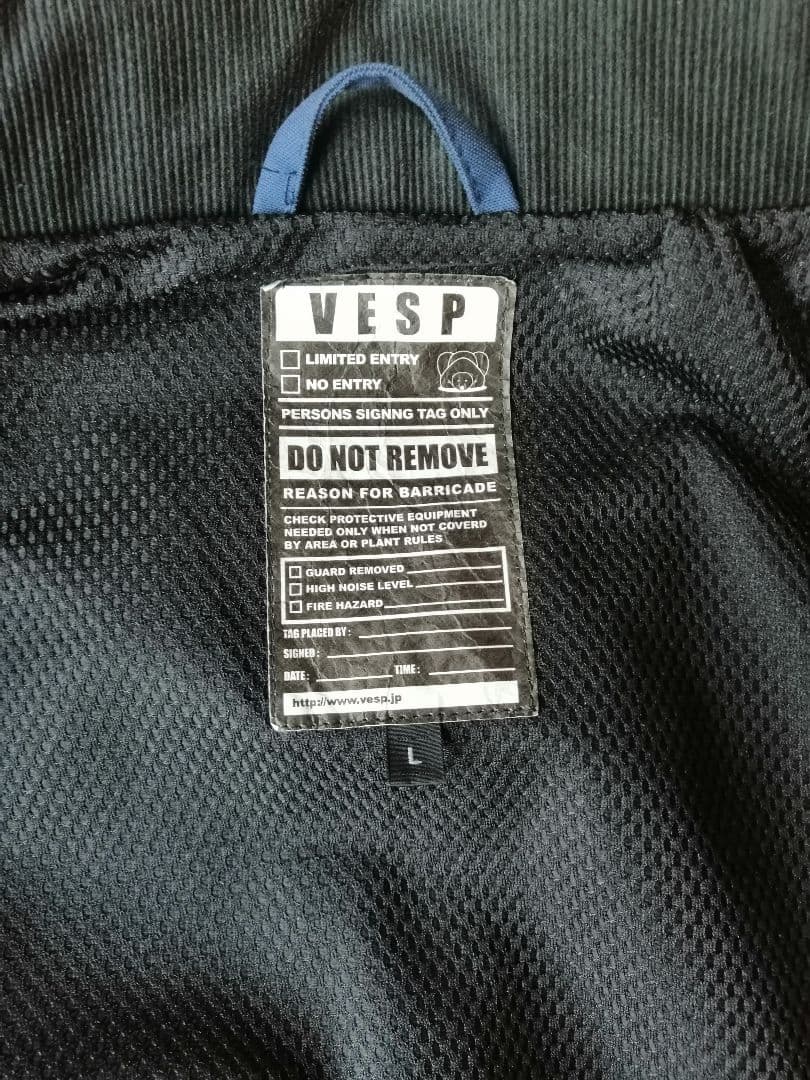 ベスプ　VESP スノボウェア　ジャケット　ワーク系　ネイビー紺　Lサイズ　美品