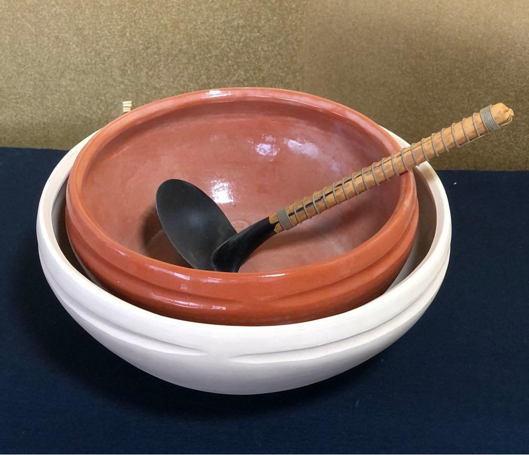 割引❗️《R》茶道具 半田焙烙セット 赤楽 巴半田 桂 底取 251222か2