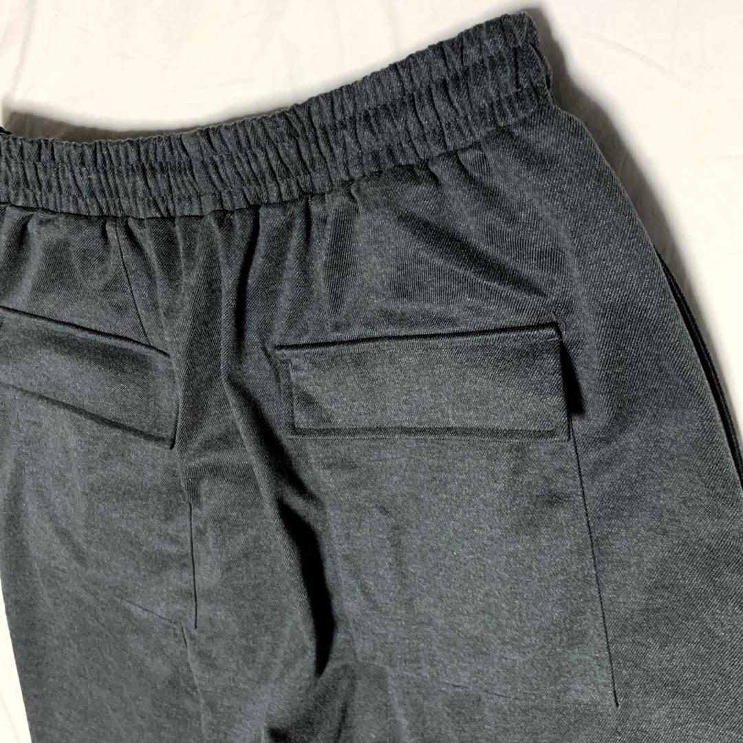 CTHY シティ ウールライク センターシーム ワイド アンクル サルエルパンツ