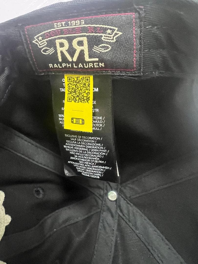RRL RRロゴ ベースボールキャップ[未使用]