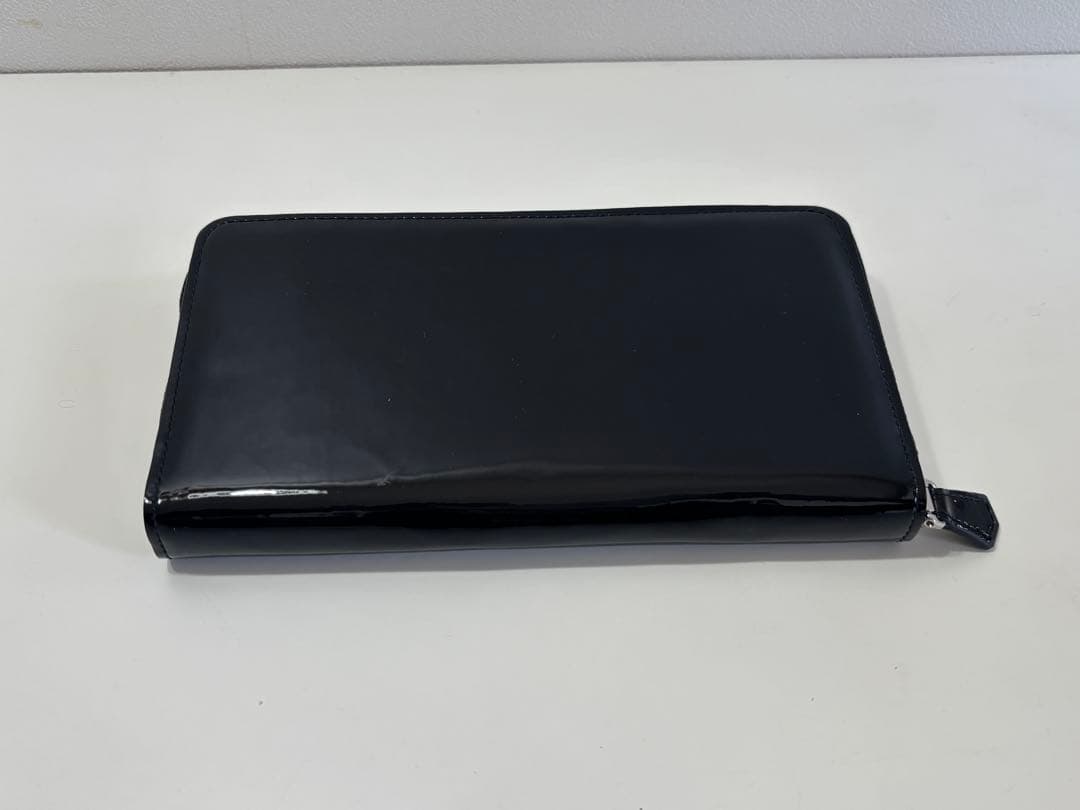 レア　新品未使用　JACQUES LE CORRE ブラック　長財布　エナメル