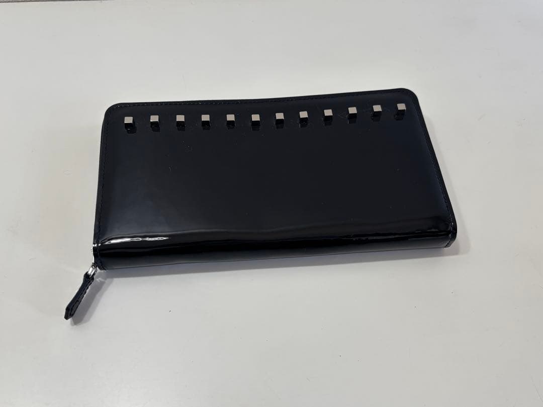 レア　新品未使用　JACQUES LE CORRE ブラック　長財布　エナメル