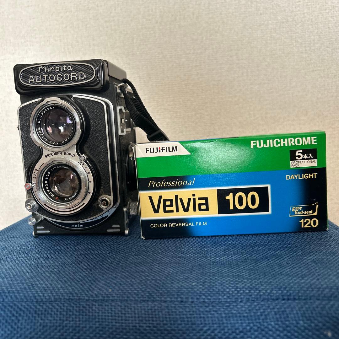 Minolta AUTOCORD 二眼レフカメラ　フィルム付き
