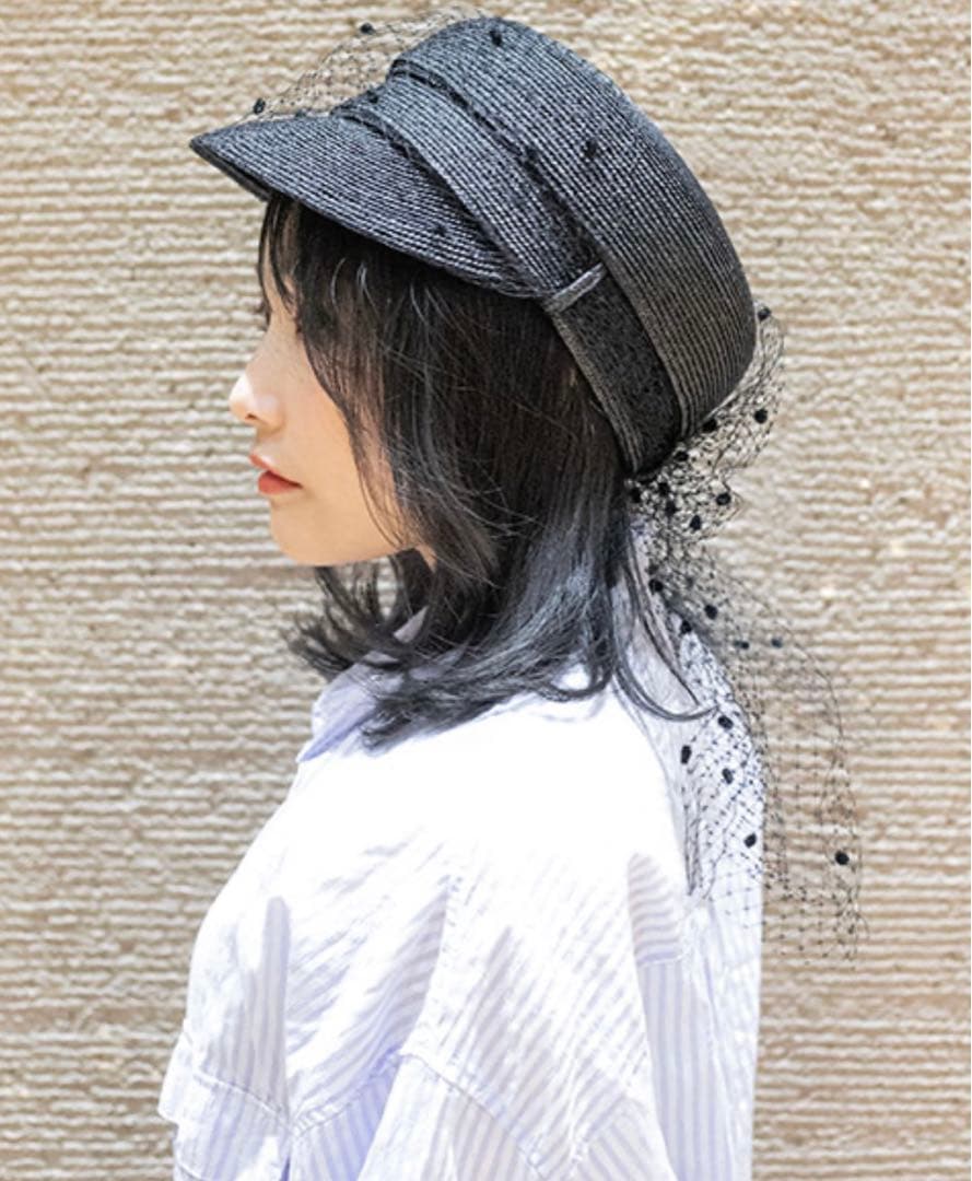 CA4LA カシラ キャスケット チュール 麦わら SUMMERSONG