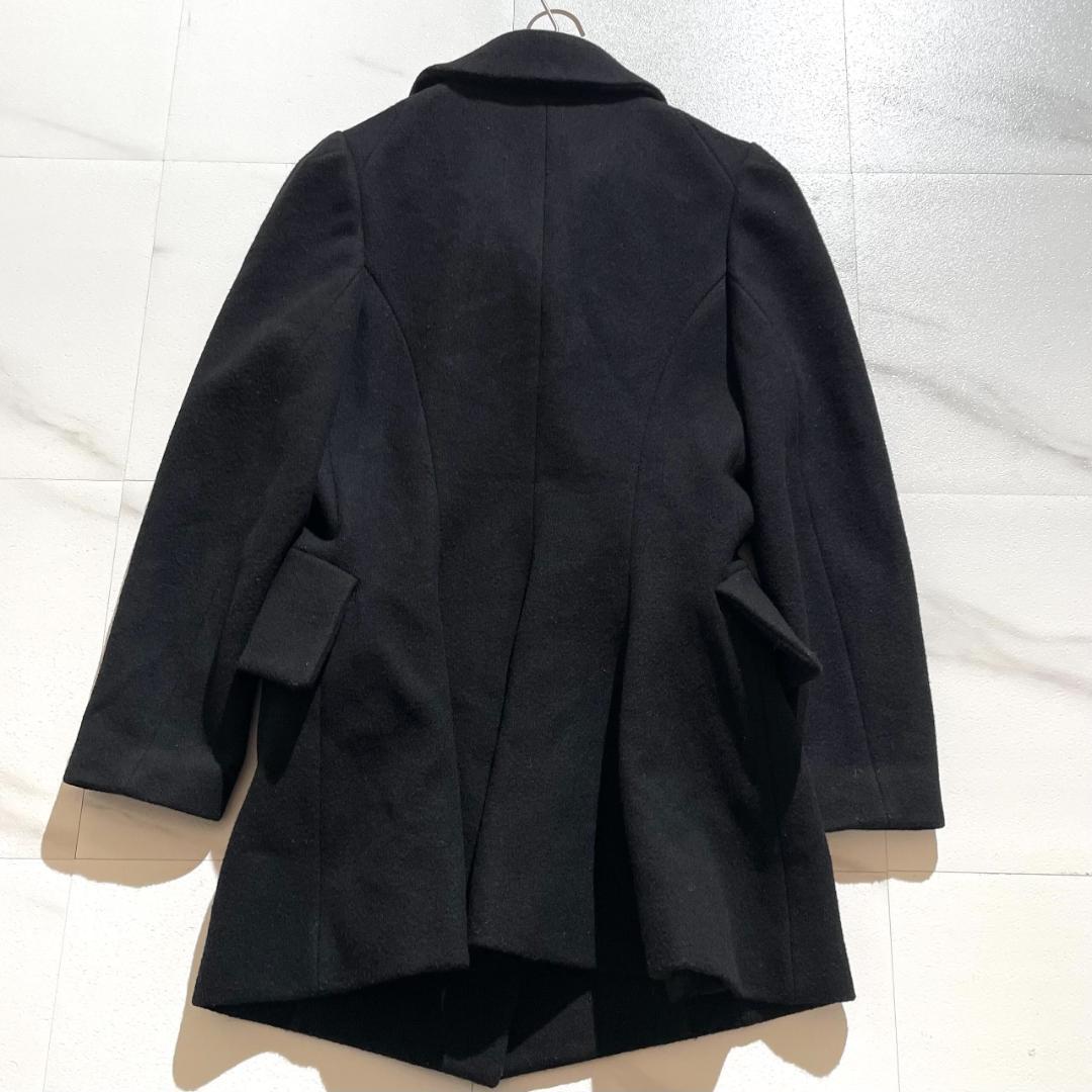 希少00s　ヴィヴィアンウエストウッド　オーブボタン　Pコート　フレア裾　Y2K