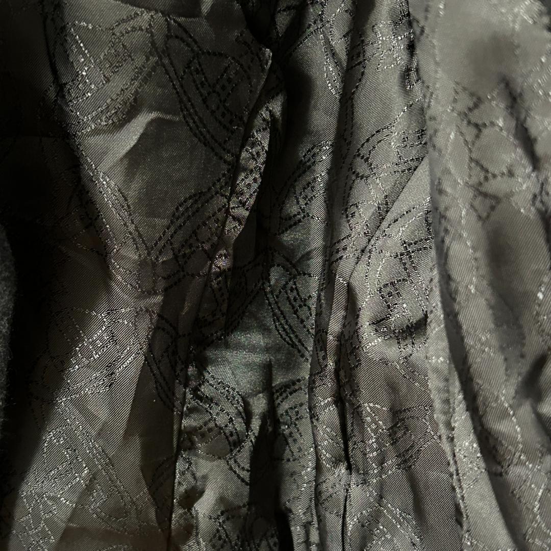 希少00s　ヴィヴィアンウエストウッド　オーブボタン　Pコート　フレア裾　Y2K