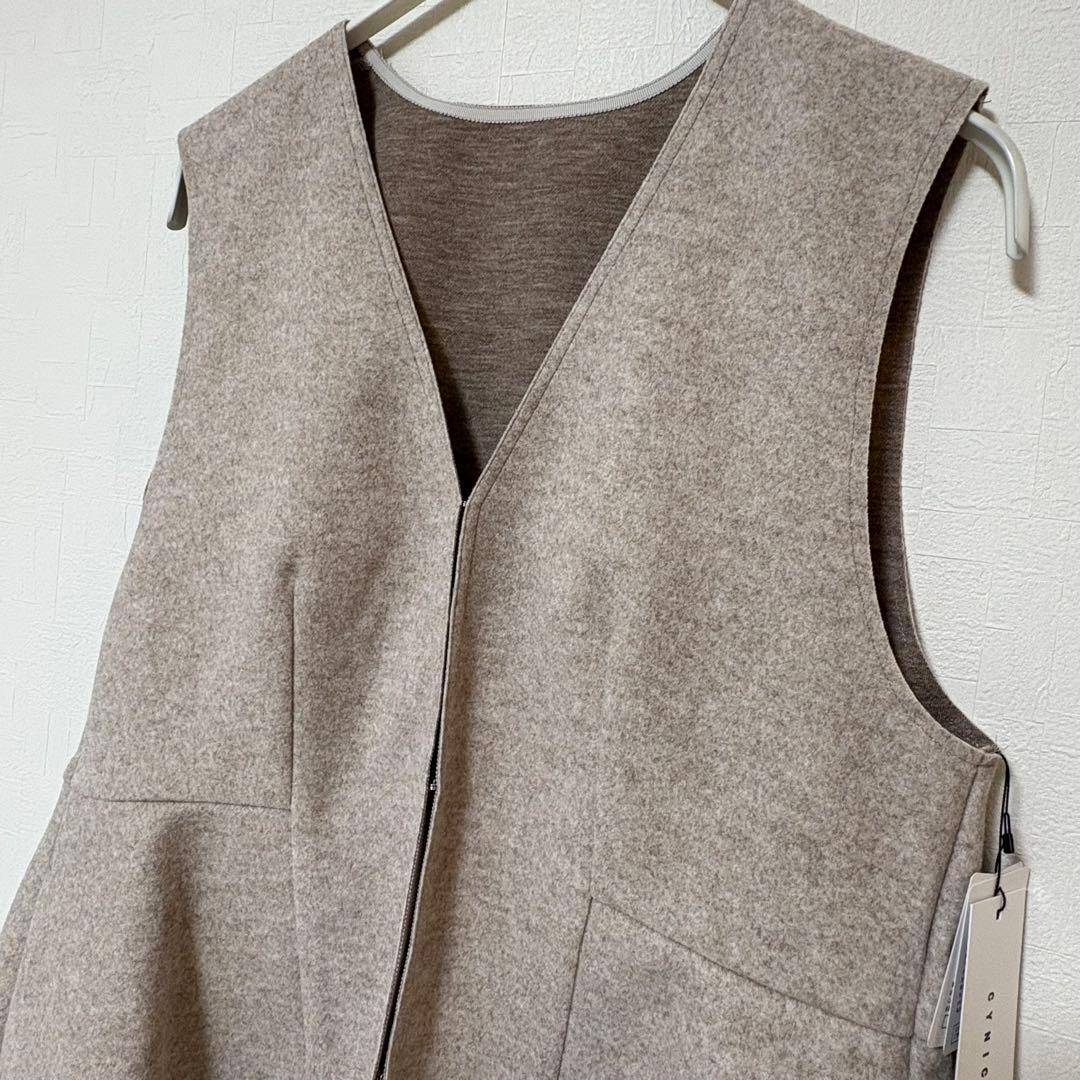 CYNICAL シニカル 新作　ペプラム風ウーレットベスト　ジレ