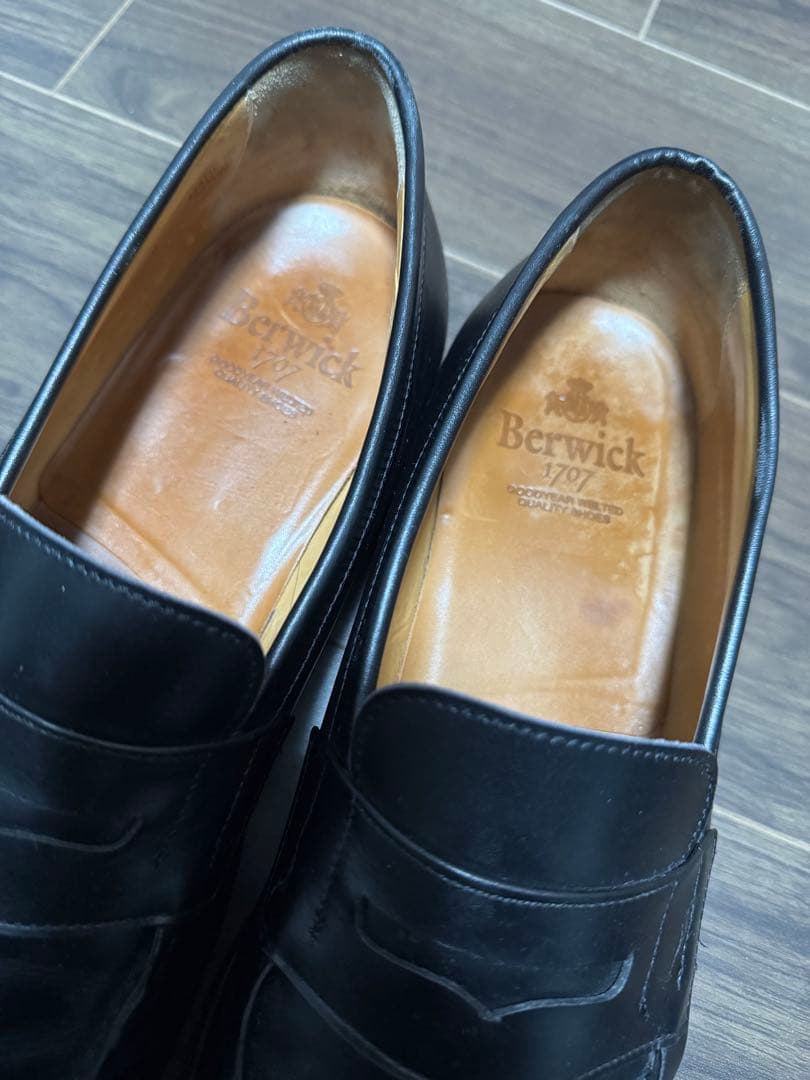 バーウィック Berwick 1707 ローファー ブラック　サイズ10
