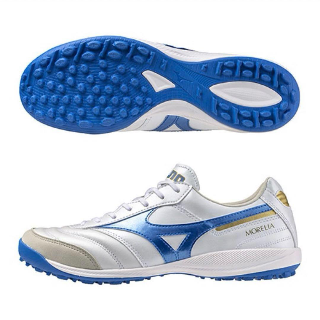 モレリア SALA ELITE TFホワイト×ブルー　フットサルシューズ26.5