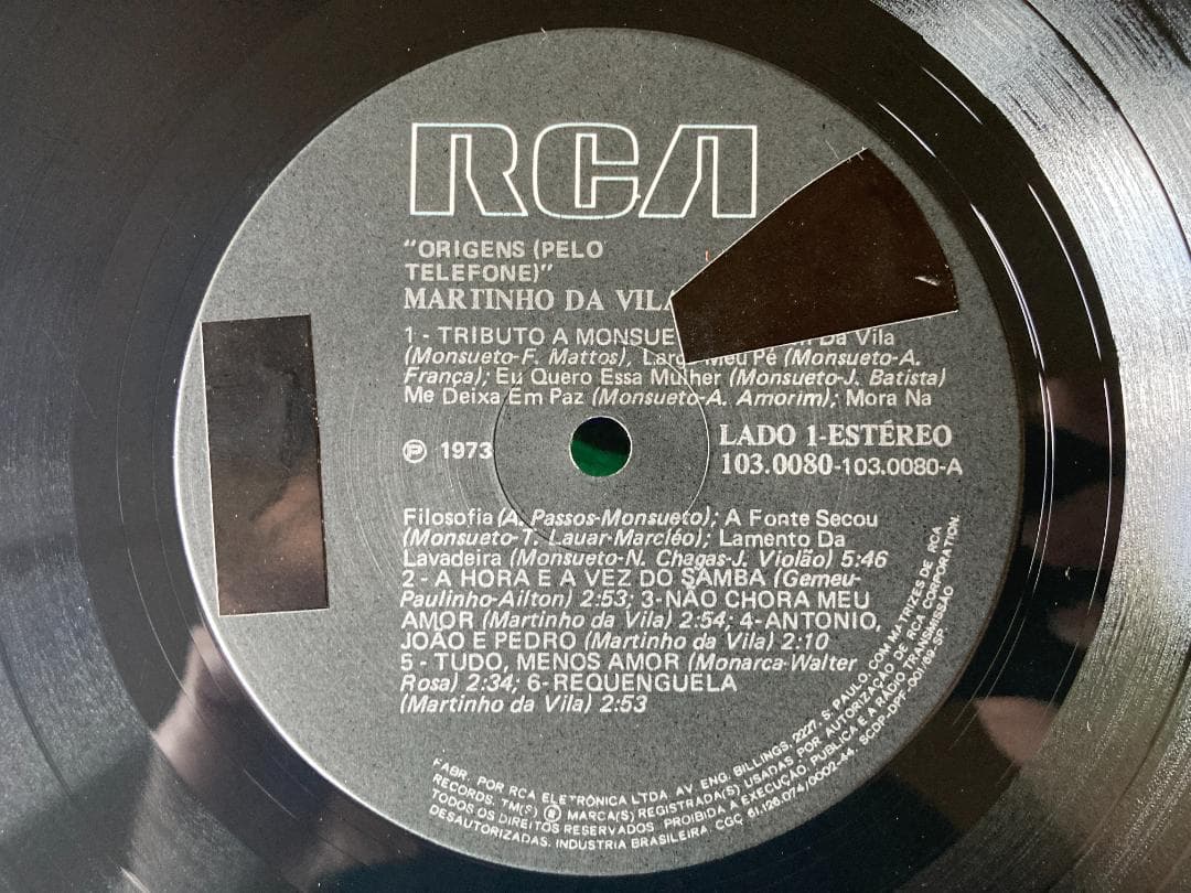 洋楽 Martinho da Vila / Pelo Telefone