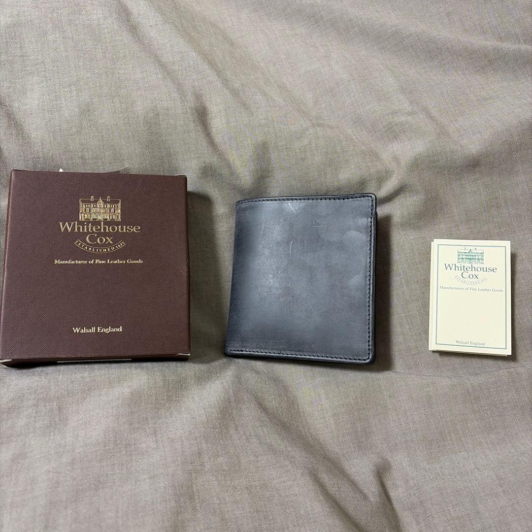 最終値下げ【新品未使用】Whitehouse Cox 二つ折り財布