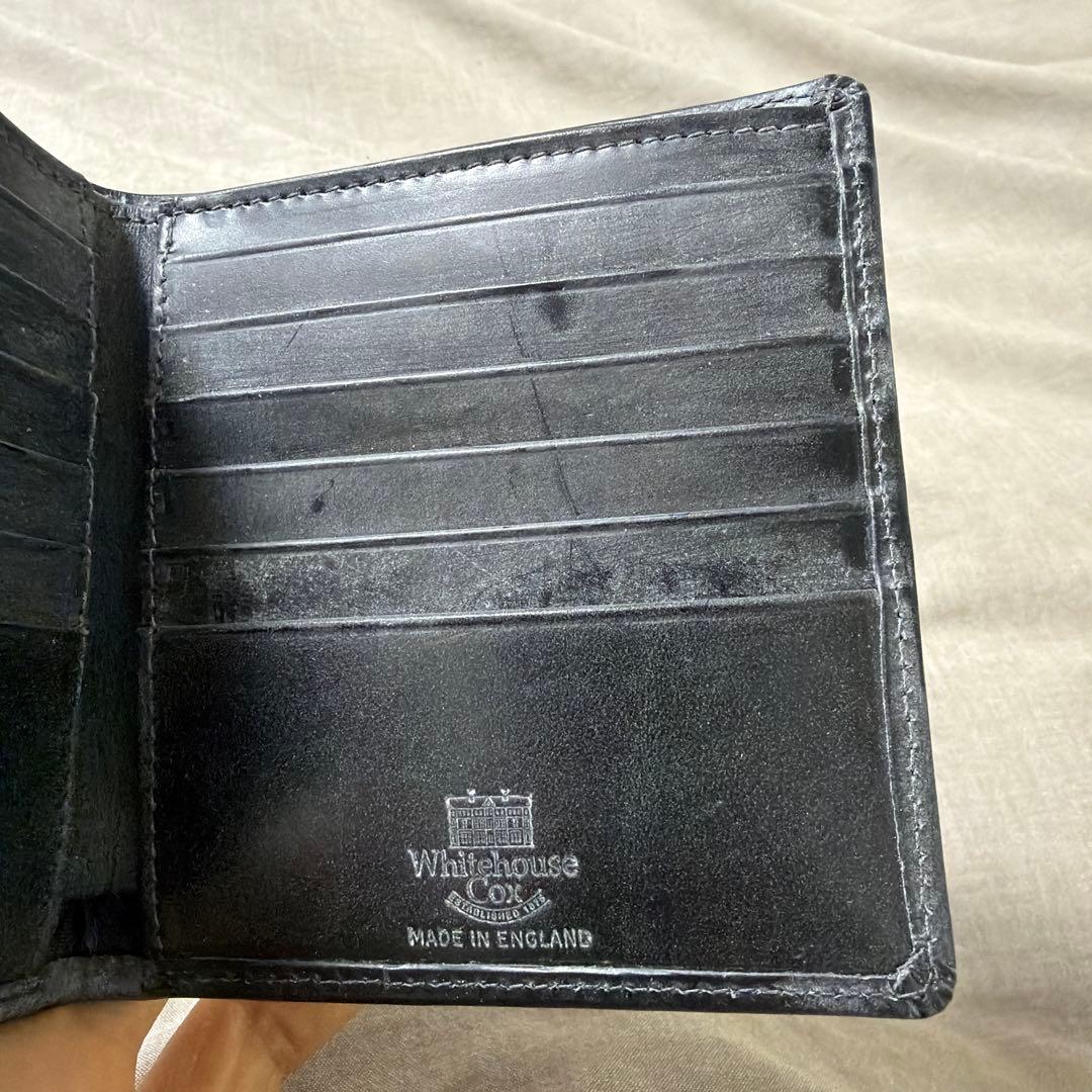 最終値下げ【新品未使用】Whitehouse Cox 二つ折り財布