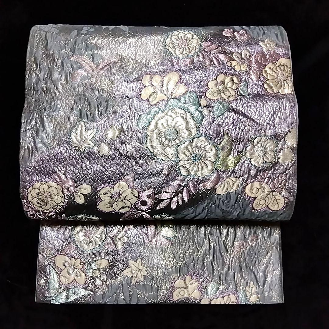 吉乃 一廉 セット 袋帯 絞り 訪問着 作家物 白黒 辻ヶ花 辻が花 落款