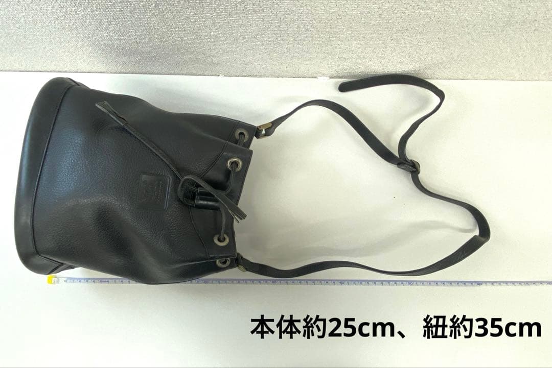 BURBERRY バーバリー 巾着バッグ ショルダーバッグ ブラック 箱付き