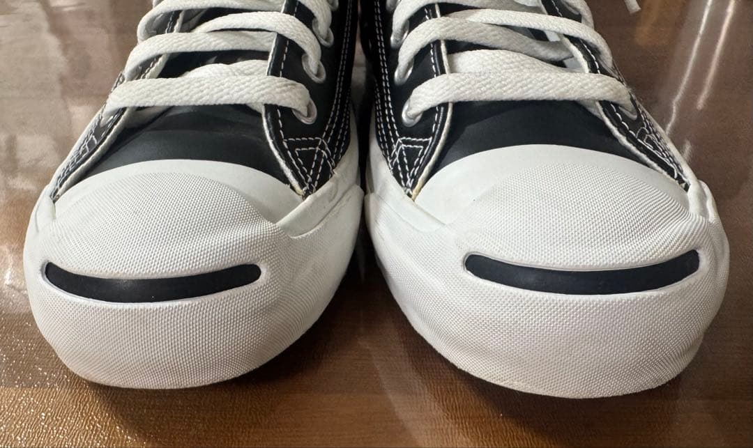 ソルティガ出品　ブラックスニーカー コンバース 廃盤