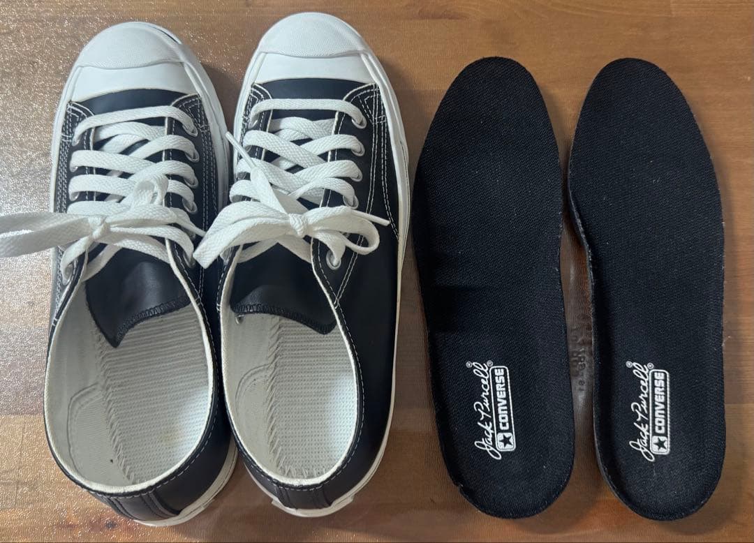 ソルティガ出品　ブラックスニーカー コンバース 廃盤