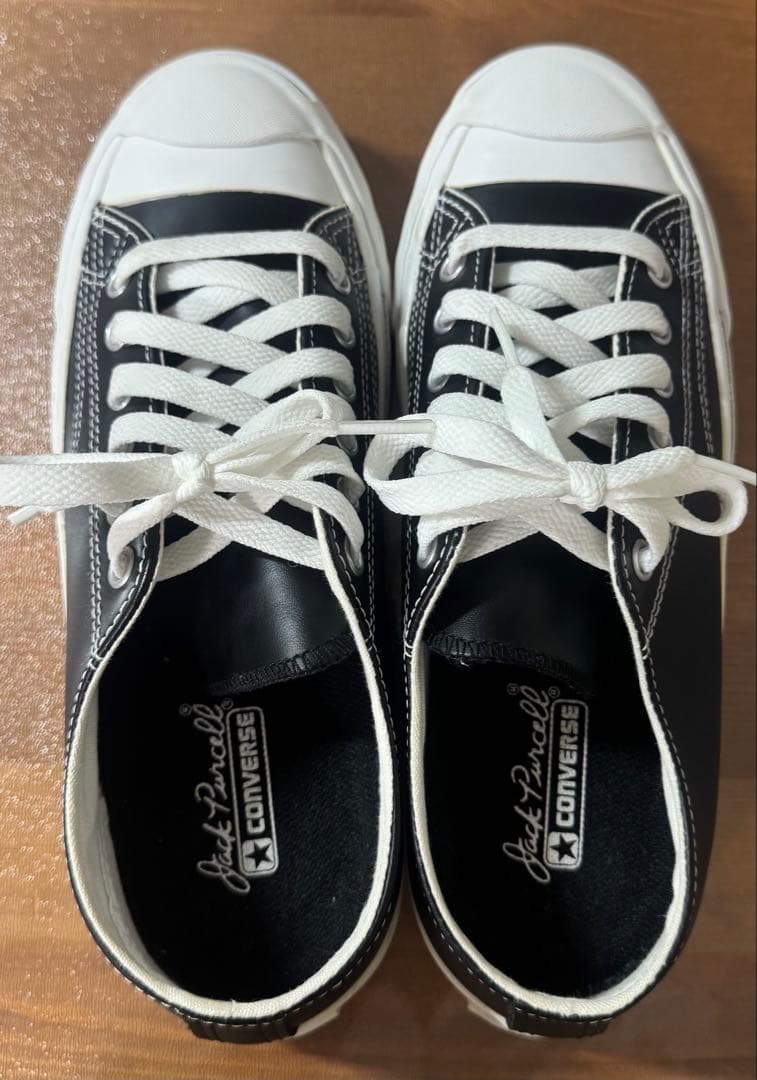 ソルティガ出品　ブラックスニーカー コンバース 廃盤