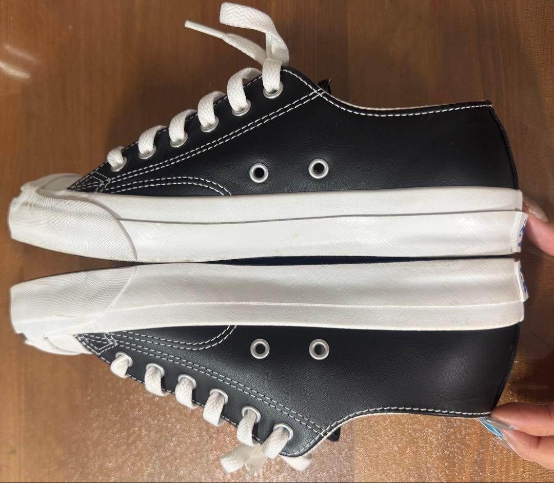 ソルティガ出品　ブラックスニーカー コンバース 廃盤