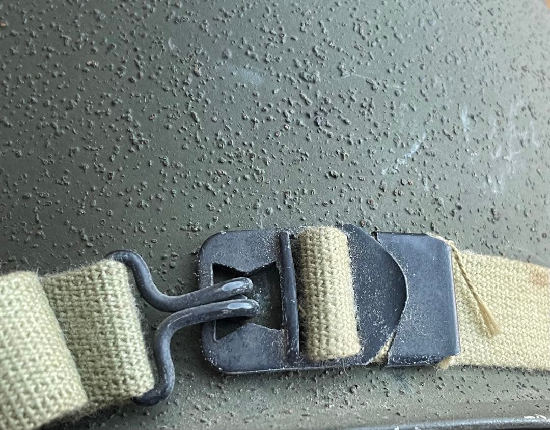 米戦艦ウィスコンシンの船底から発見実物デッドストック　M-1へルメットSET