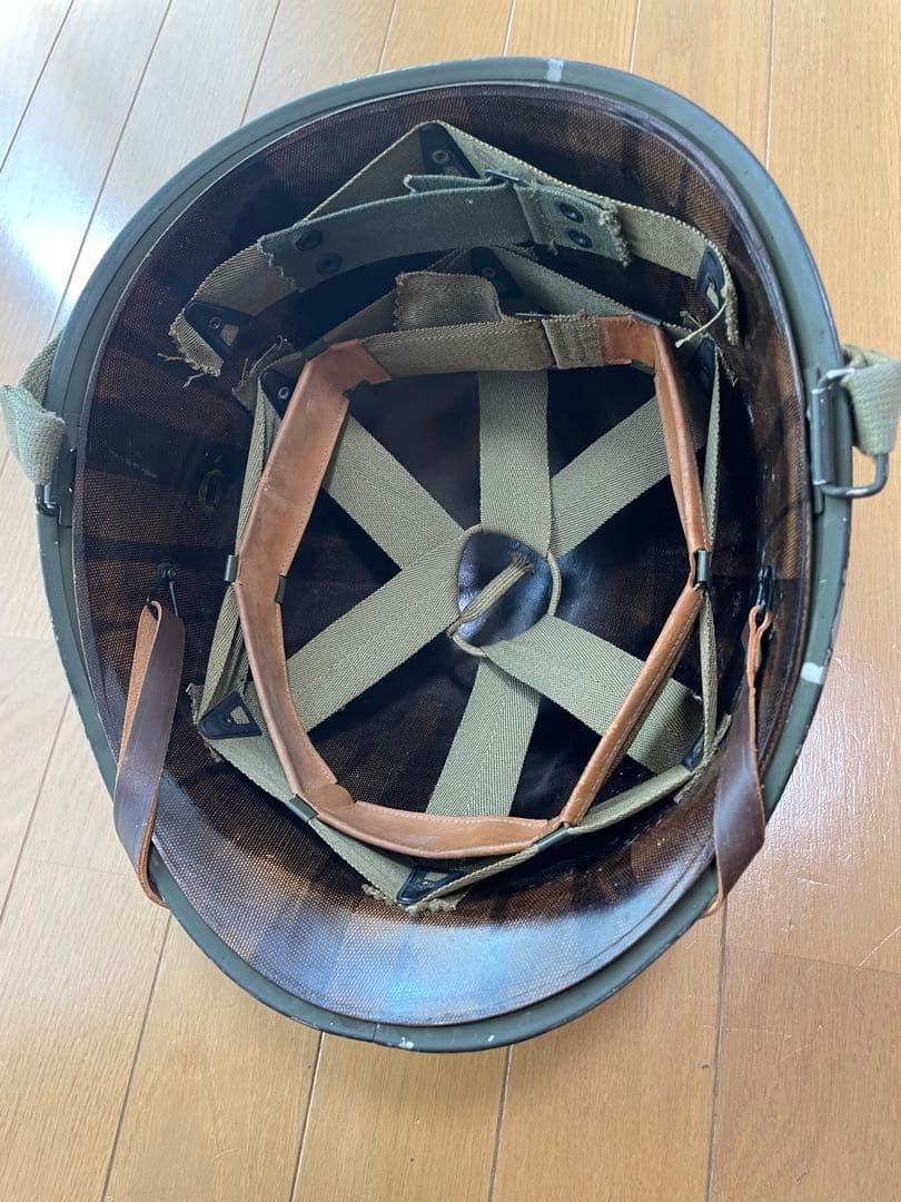 米戦艦ウィスコンシンの船底から発見実物デッドストック　M-1へルメットSET