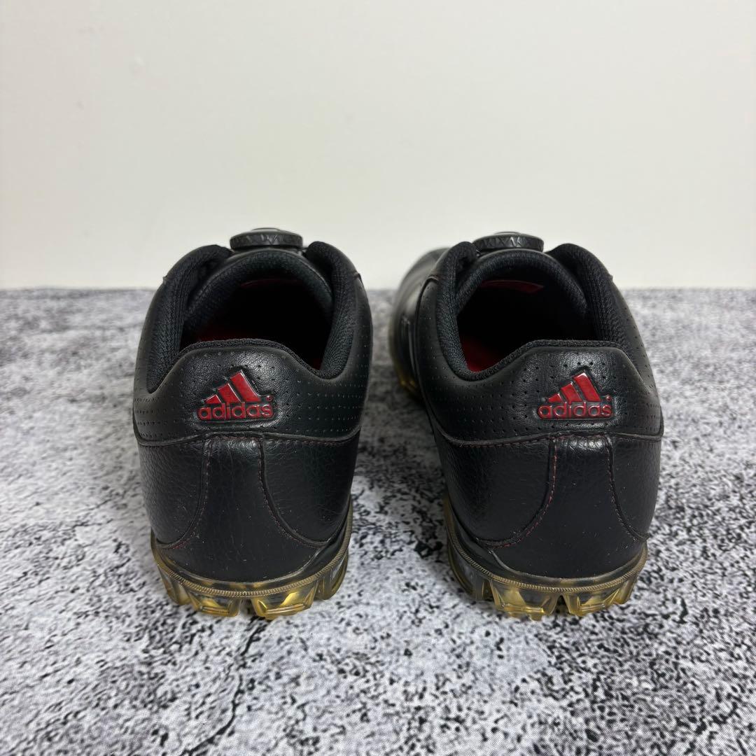 adidas ゴルフシューズ　メンズ　ダイヤル式　黒　アディダス　25.5