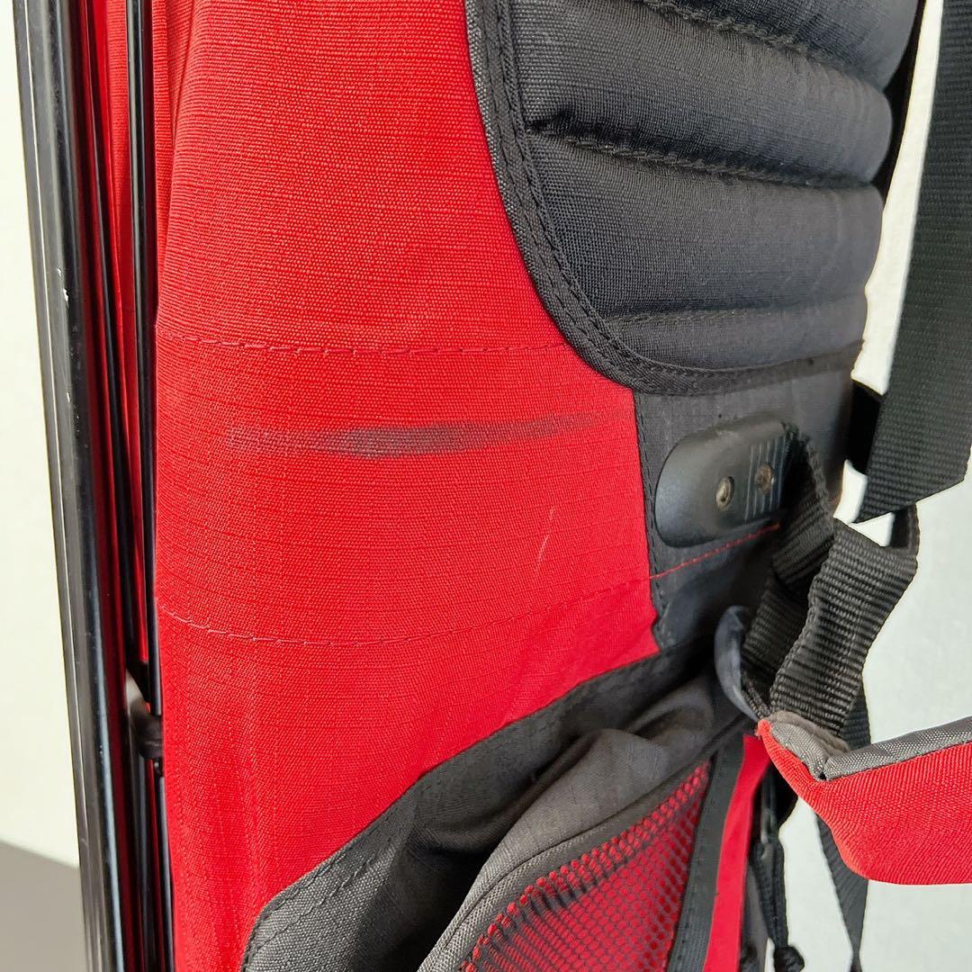 NIKE ナイキ 軽量 スタンドキャディバッグ 4分割 レッド ブラック ゴルフ