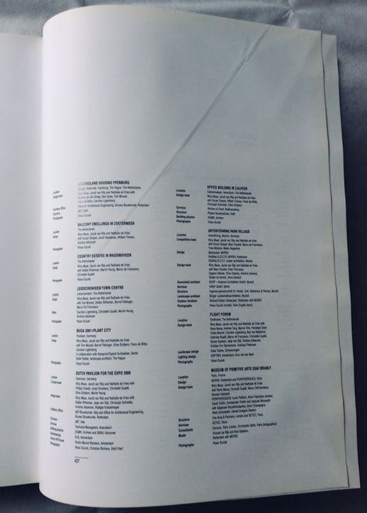 コンピュータ・IT EL croquis: MVRDV 1991-2002