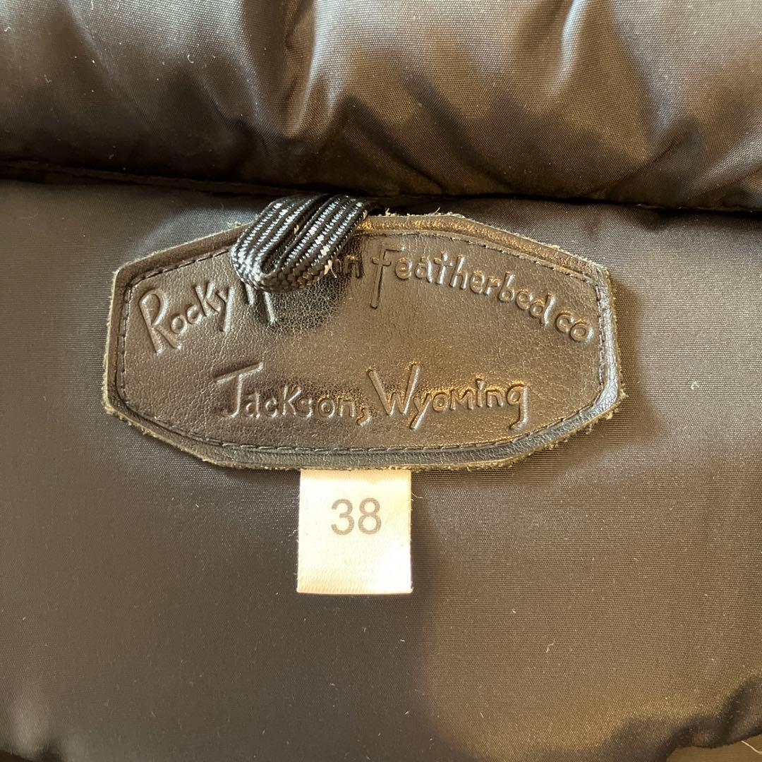 u*k様 ウール混合レザースタンドカラー ダウンベスト