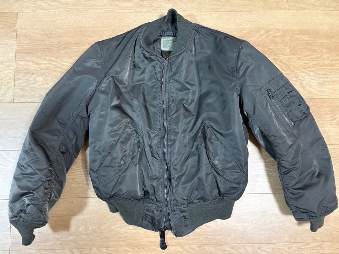 USA製 90s ALPHA アルファMA-1 MIL-J-82790J