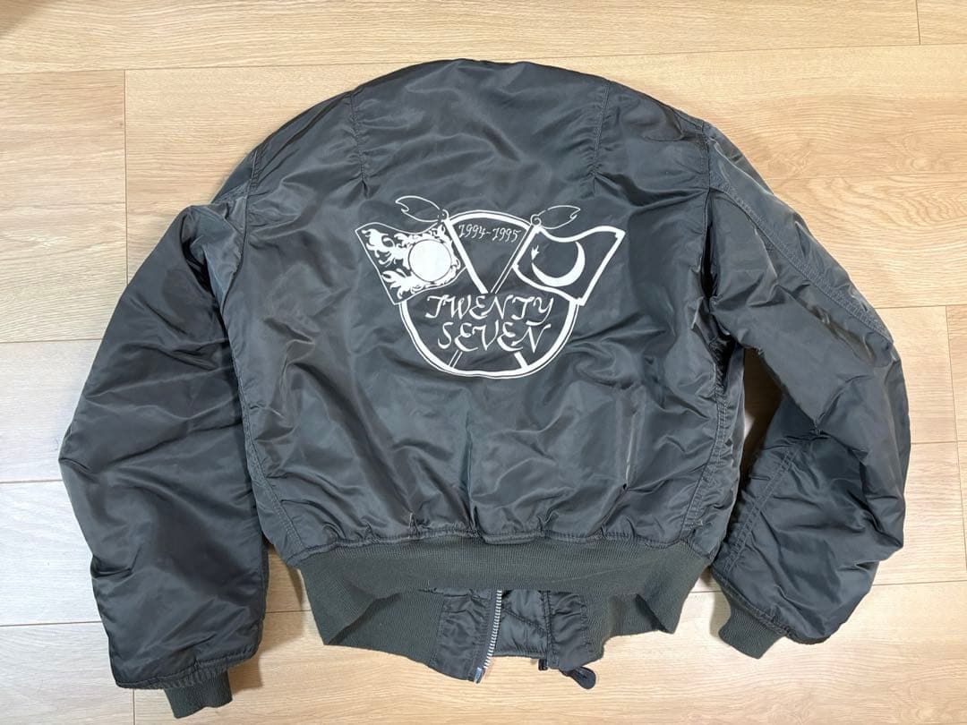 USA製 90s ALPHA アルファMA-1 MIL-J-82790J