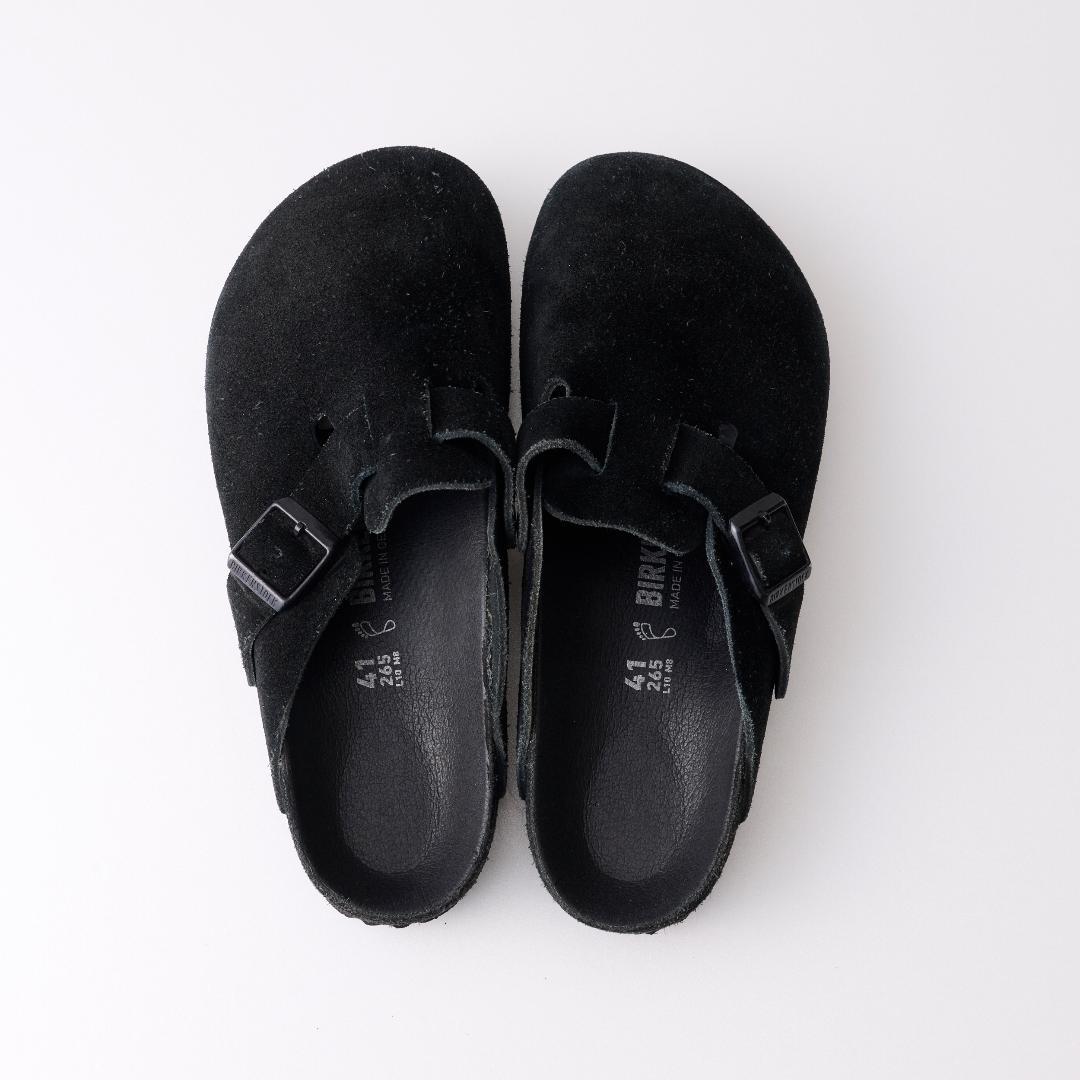BEAMS別注 ビルケンシュトック ボストン 41 オールブラック ビームス