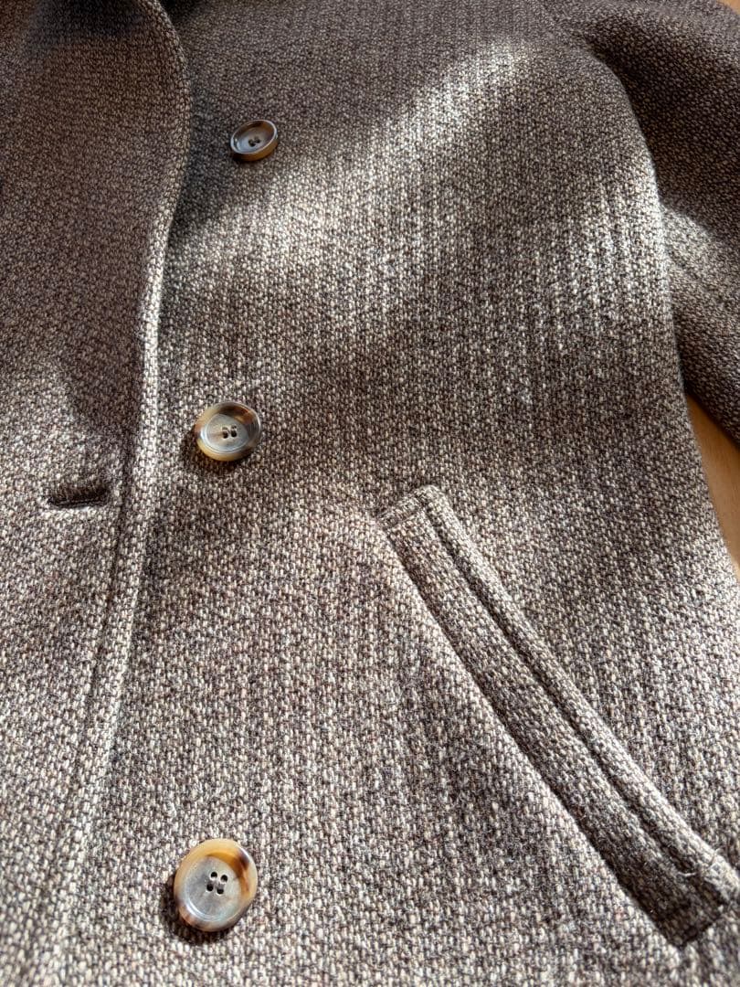 A.P.C. ダブルブレスト チェスターコート XS ブラウン